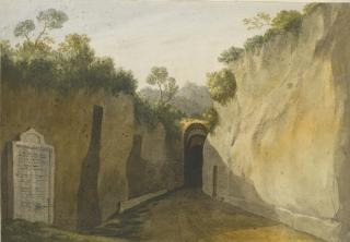 John \'Warwick\' Smith - Entrance To The Grotto Of Posillipo, Naples