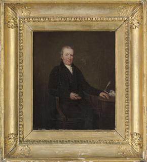 John Watson Gordon - Portrait of A Gentleman, Traditionally Identified As Mr John Moncrieff, Seated Three-Quarter-Length, At A Writing Desk