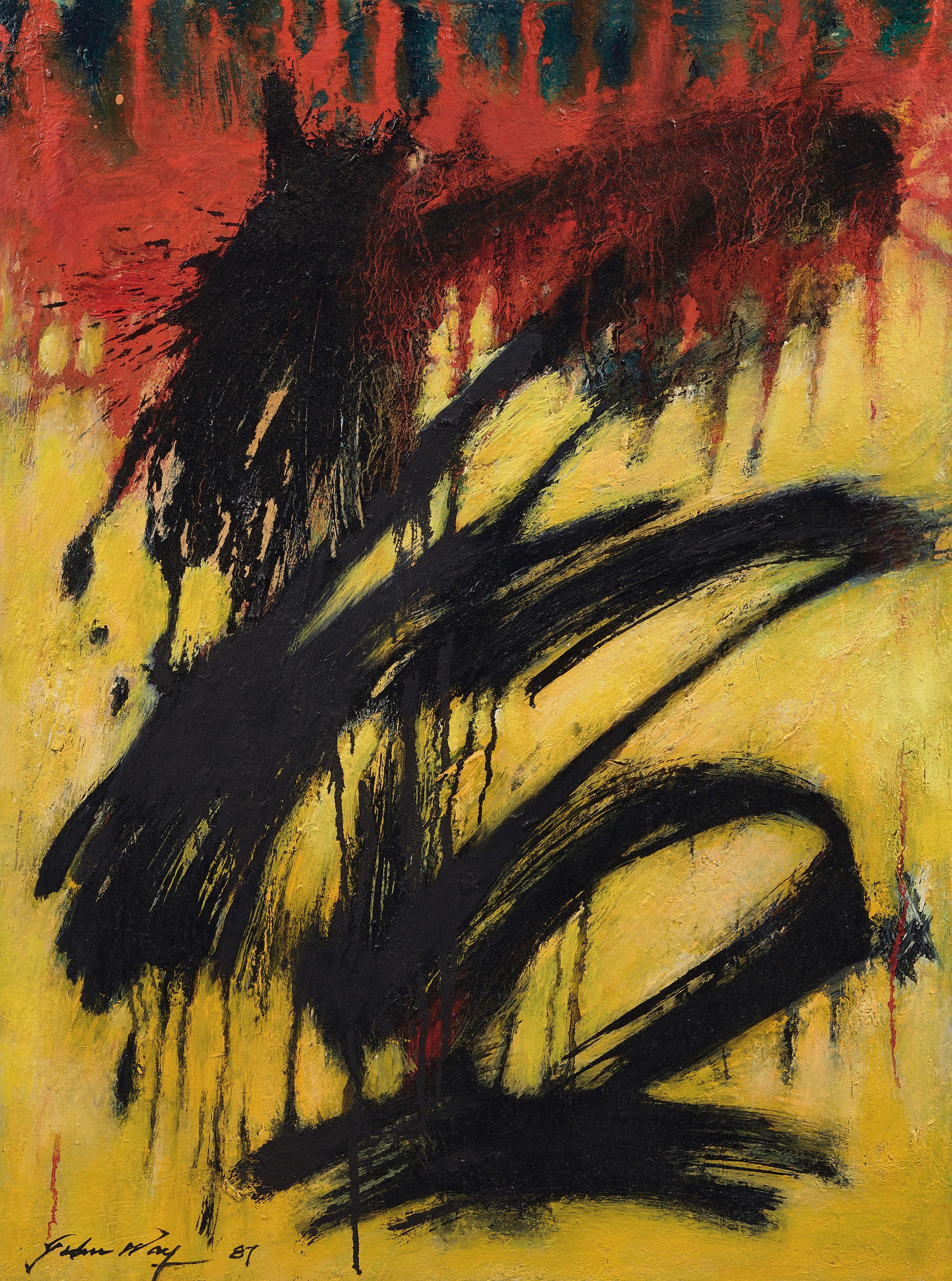 John Way - Abstract(Painted In 1987)