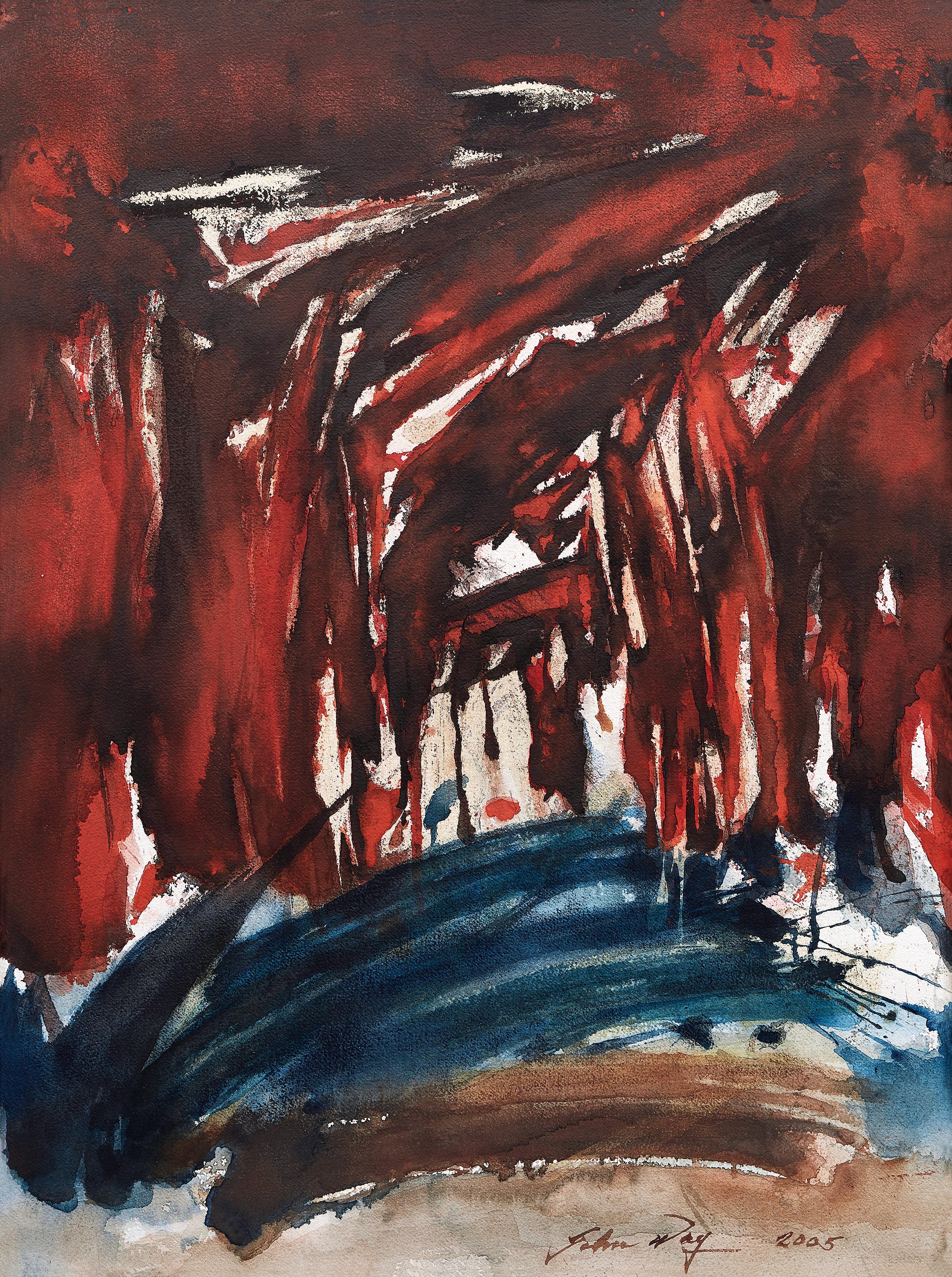 John Way - Red Sunset(Painted In 2005)