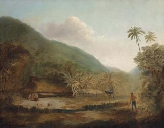 John Webber, R.A. - A View at Cracatoa, an island in the China Seas