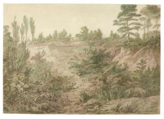 John Webber, R.A. - Sandpits On Hampstead Heath