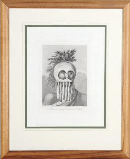 John Webber - A Man of the Sandwich Islands, in a Mask