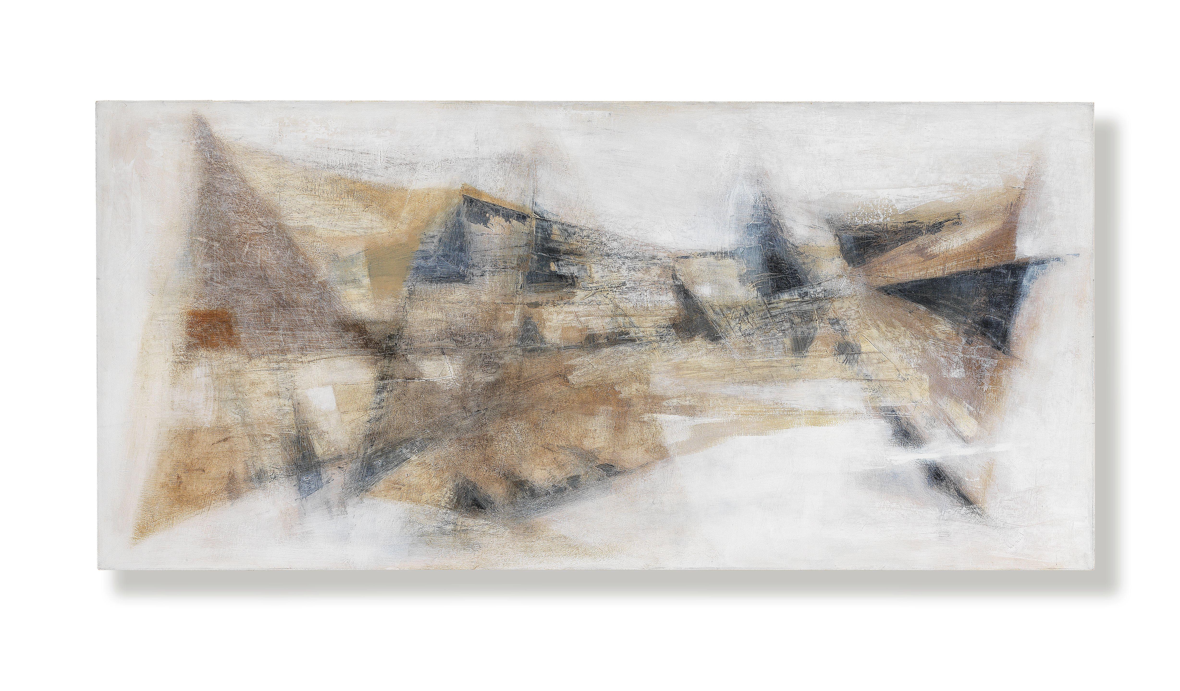 John Wells - Landscape Elements 60.8 x 129.5 cm. (23 7/8 x 51 in.)