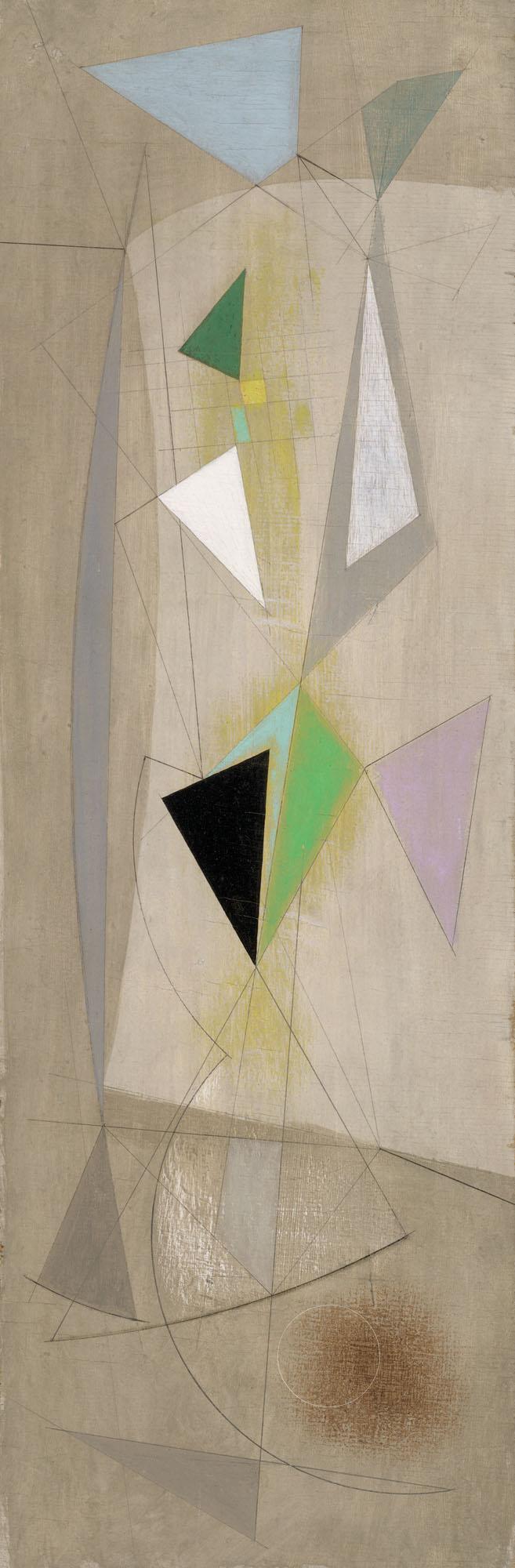 John Wells - Painting, 1947