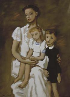 John Wesley Carroll - Mrs Morrissey and children