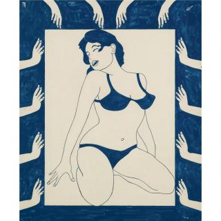 John Wesley - Untitled (Girl In Bikini)