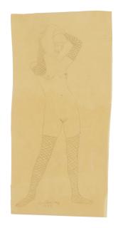 John Wesley - Untitled (Woman In Fishnets)