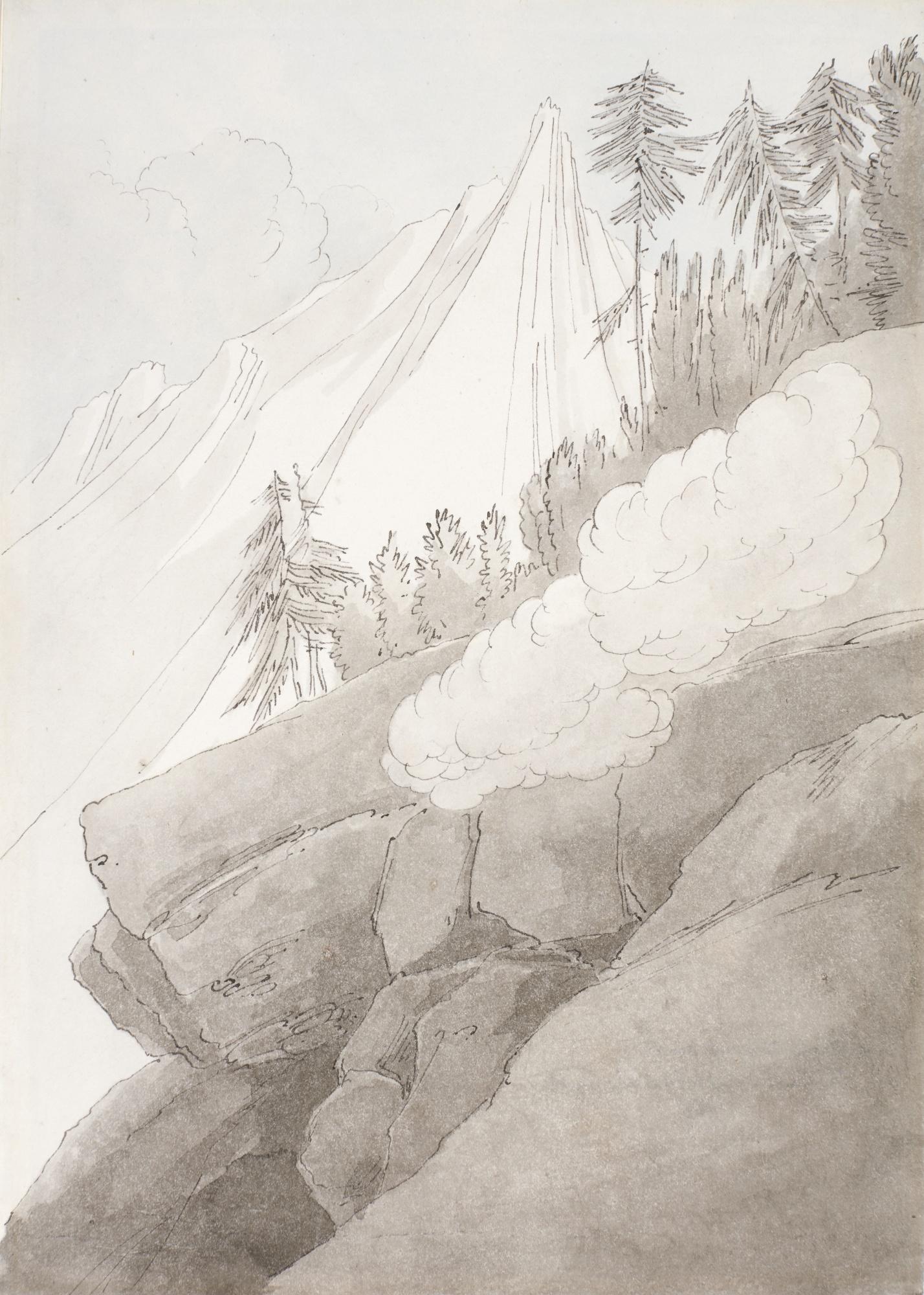 John White Abbott - Aiguilles Du Dru, Near Chamonix