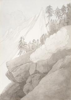 John White Abbott - Aiguilles Du Dru, Near Chamonix