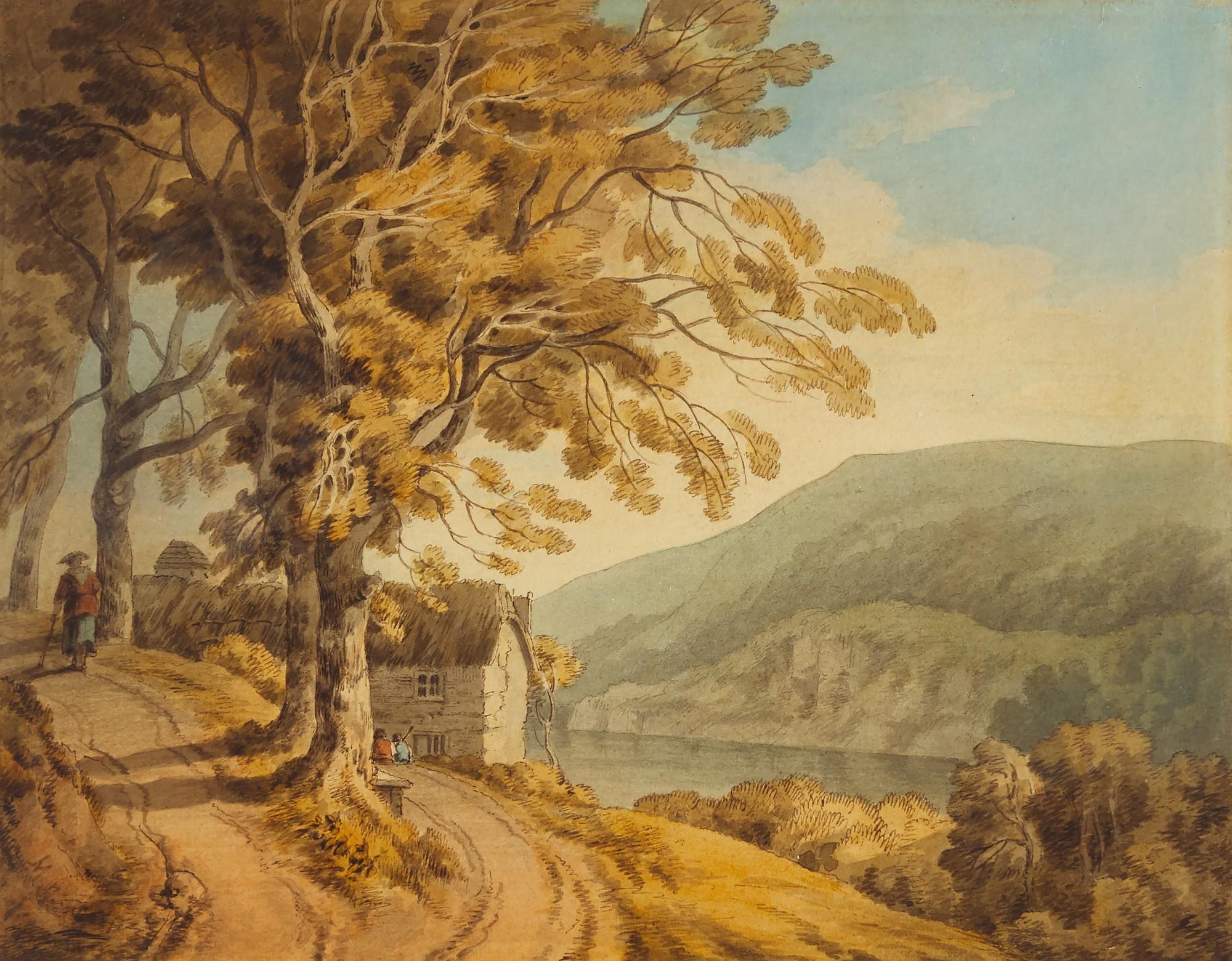 John White Abbott - Greenaway On The River Dart, Devon