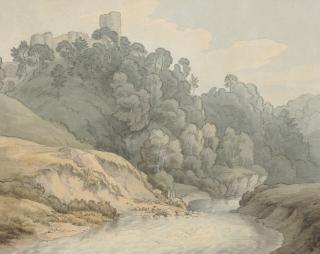 John White Abbott - Roslin Castle, near Edinburgh, Midlothian, Scotland