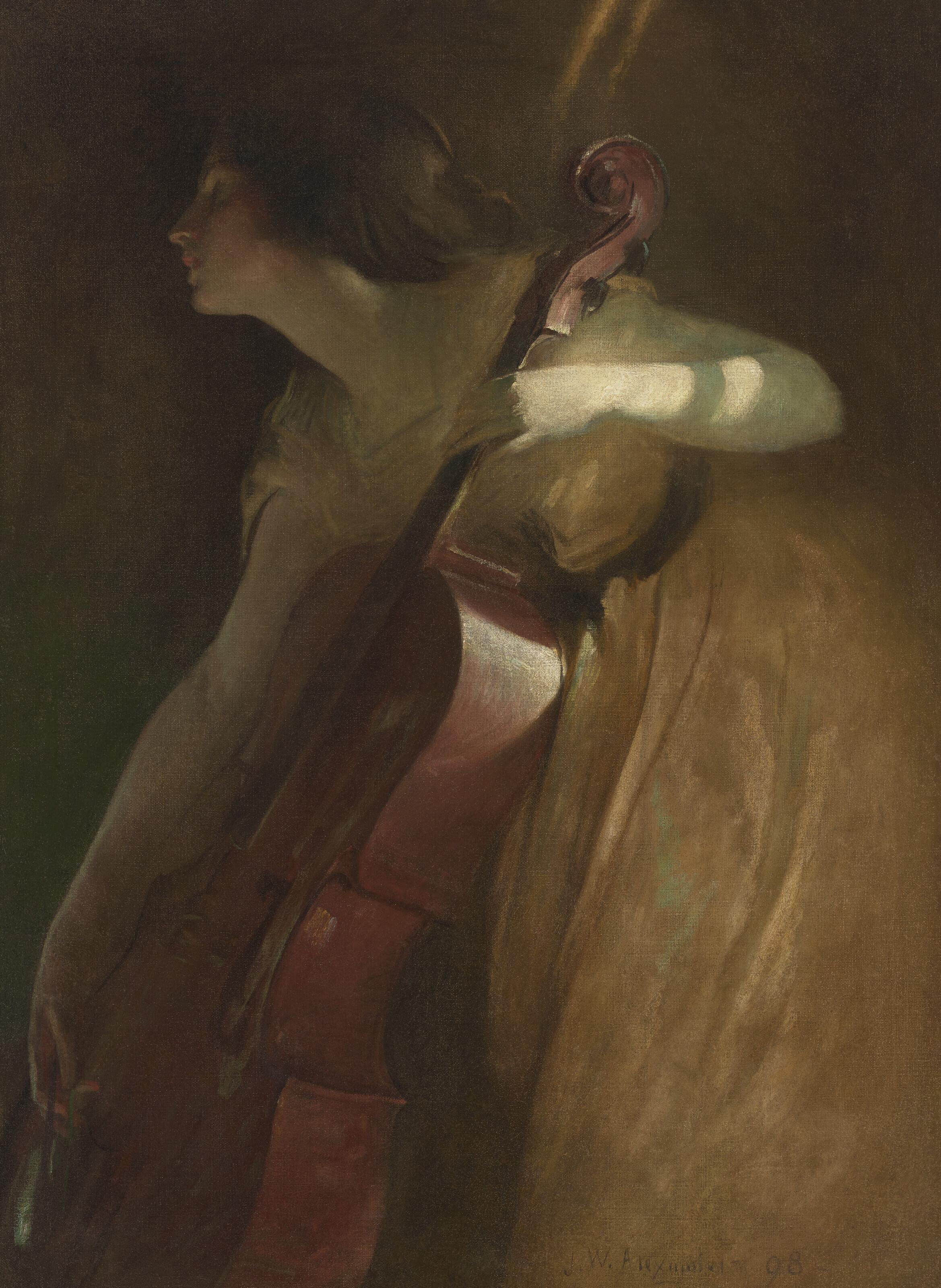 John White Alexander - A Ray Of Sunlight