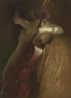 John White Alexander - A Ray Of Sunlight