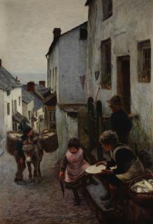 John White, RI - Fish sellers in Clovelly