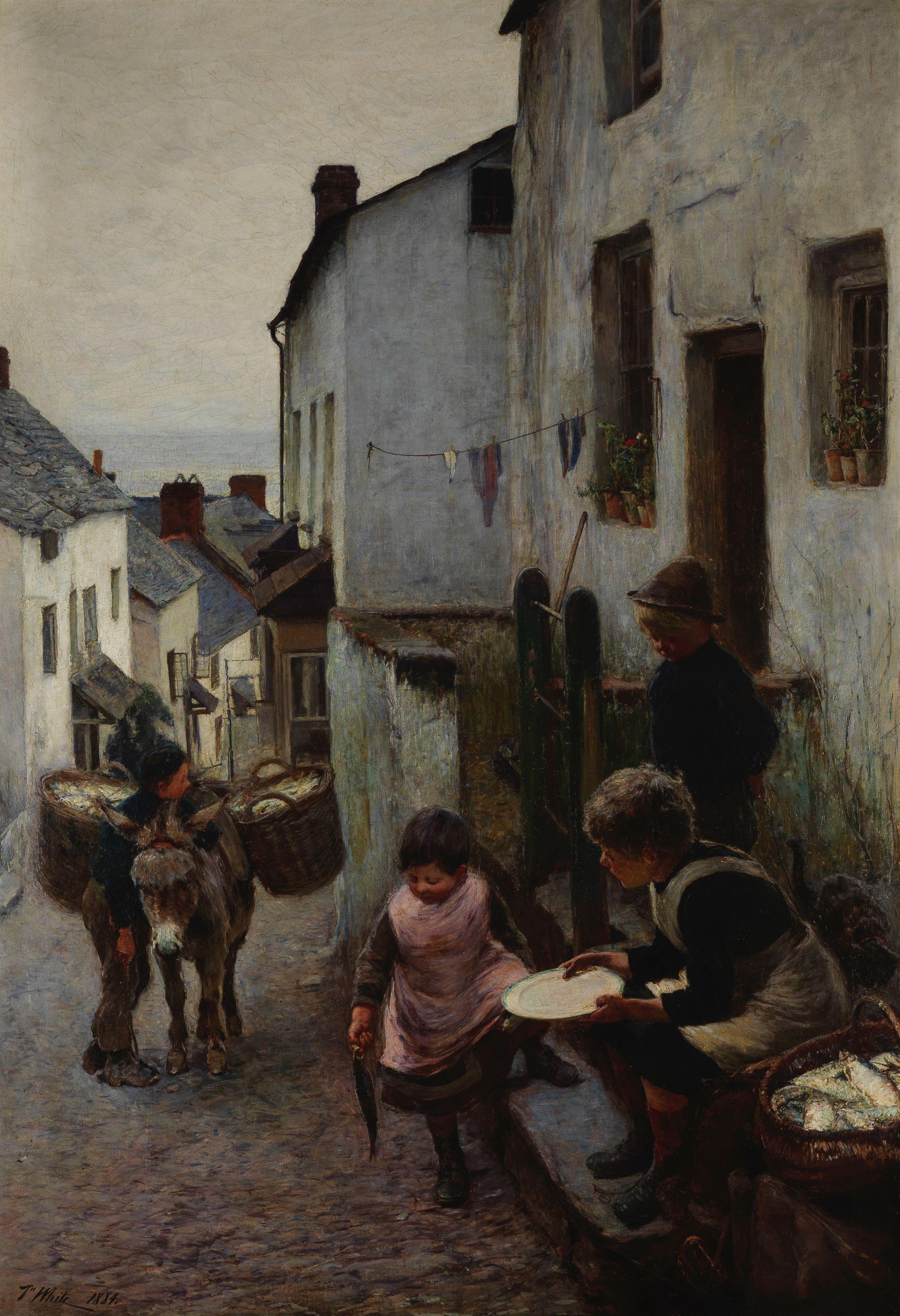 John White, RI - Fish sellers in Clovelly