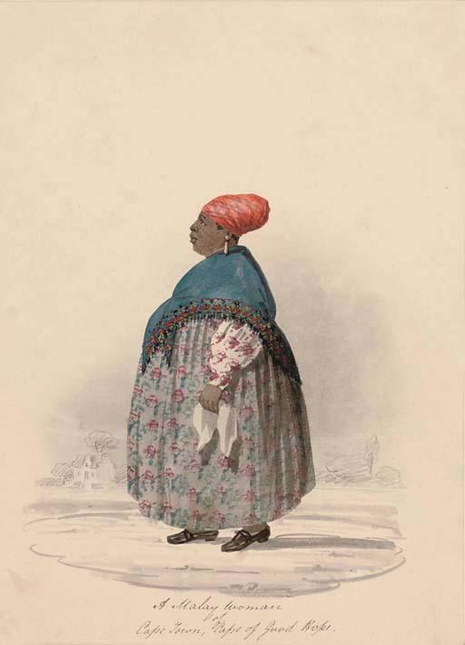 John White - A Malay Woman of Cape Town; and A Hottentot