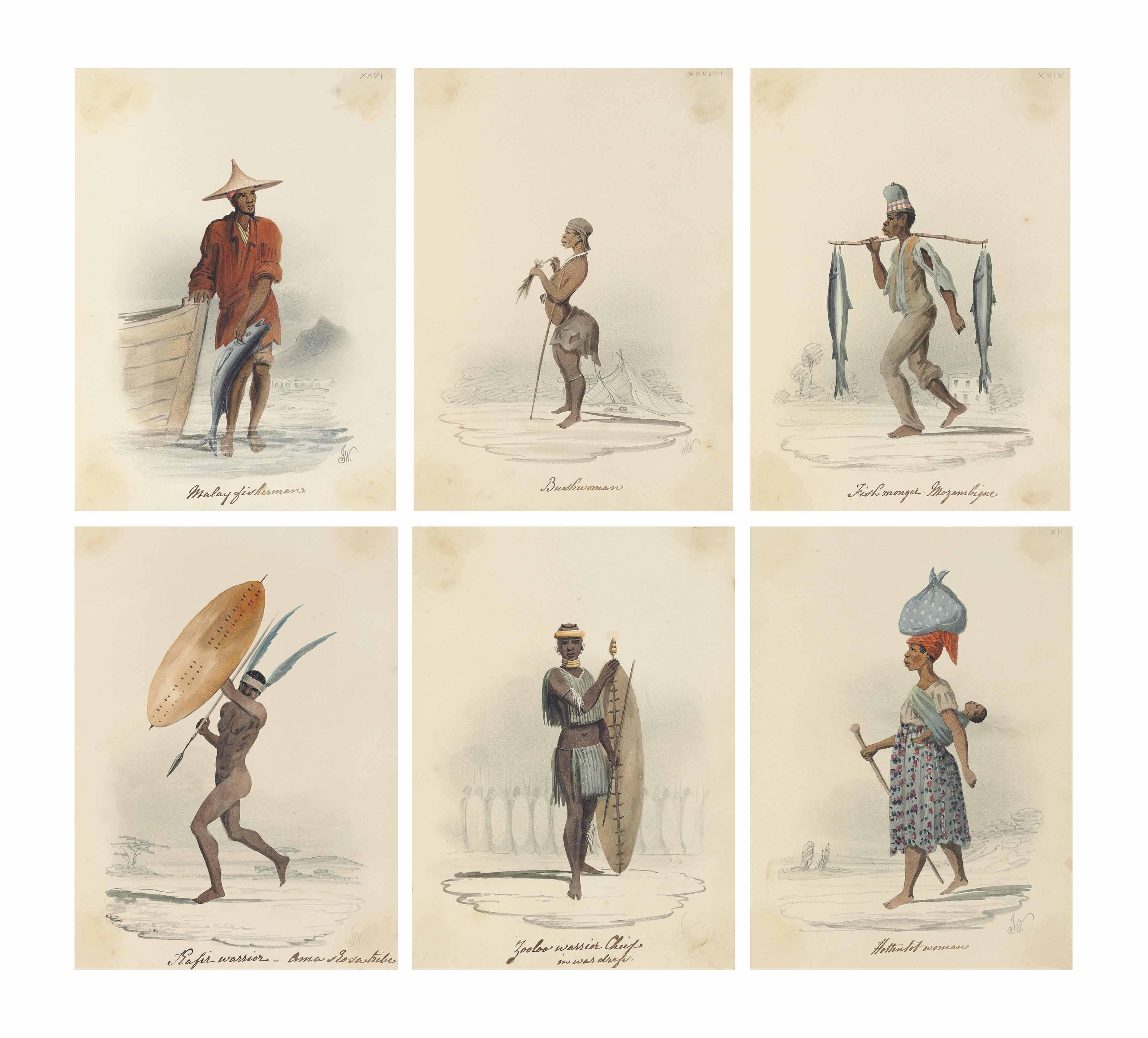 John White - Sketches of some of the Various Classes and Tribes inhabiting the Colony of the Cape of Good Hope and the Interior of South Africa