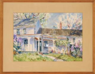 John Whorf - Country Piazza in Spring