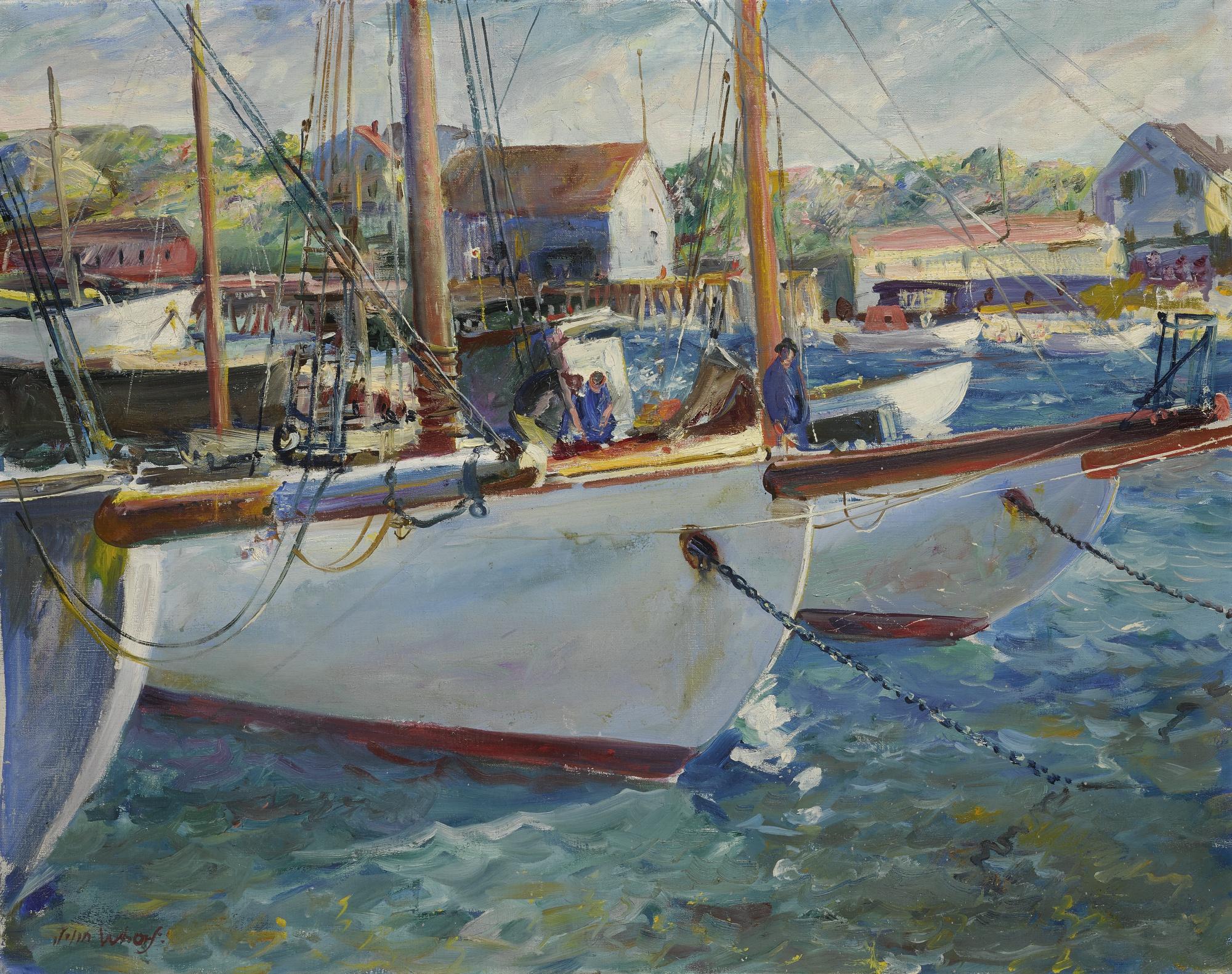 John Whorf - In The Harbor