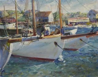 John Whorf - In The Harbor