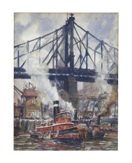 John Whorf - Queensboro Bridge