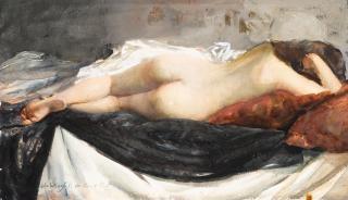 John Whorf - Reclining Figure