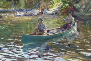 John Whorf - Trout Fishing
