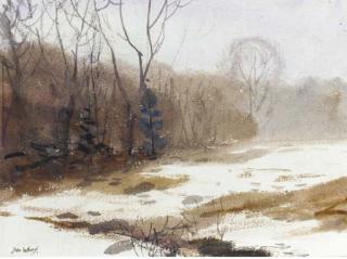 John Whorf - Winter Landscape With Trees