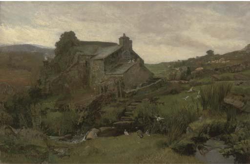 John William Buxton Knight, R.B.A., R.C.A. - A Welsh Farm Among The Hills