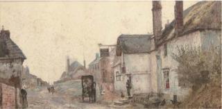 John William Buxton Knight - Travellers by the Cannon Inn