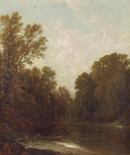 John William Casilear - On the River