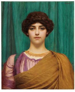 John William Godward, R.A. - A Pompeian Lady