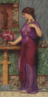 John William Godward, R.A. - An Offering to Venus