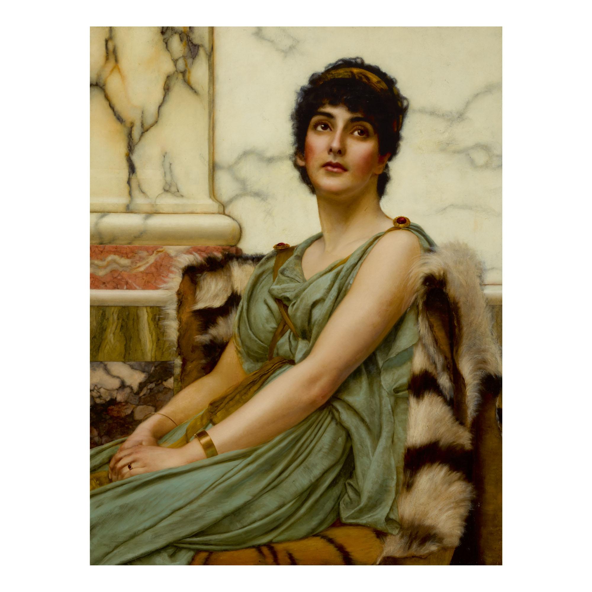 John William Godward, R.B.A. - A Classical Beauty