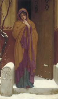 John William Godward, R.B.A. - A Winter\'S Morning