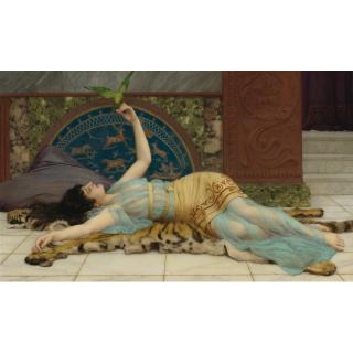 John William Godward, R.B.A. - British Dolce Far Niente
