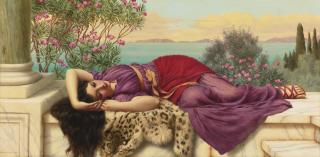 John William Godward, R.B.A. - British dolce Far Niente