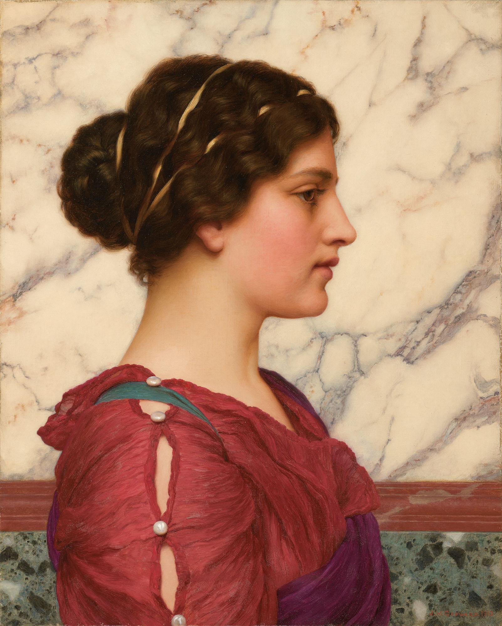John William Godward, R.B.A. - Clelia
