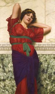 John William Godward, R.B.A. - Contemplation