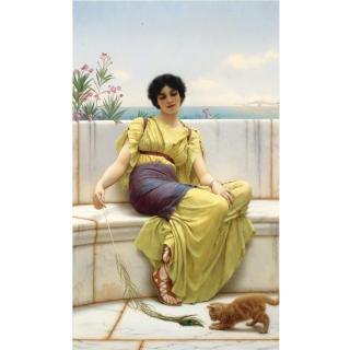 John William Godward R.B.A. - Idleness
