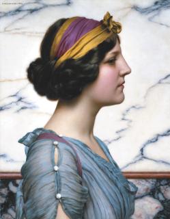 John William Godward, R.B.A. - Megilla