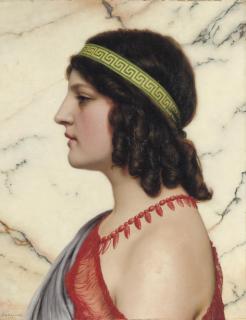 John William Godward, R.B.A. - Praxilla