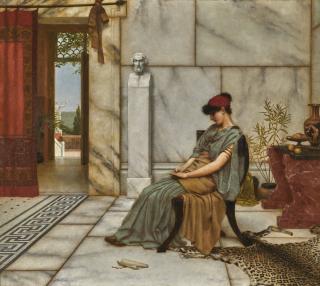 John William Godward, R.B.A. - The Engagement Ring