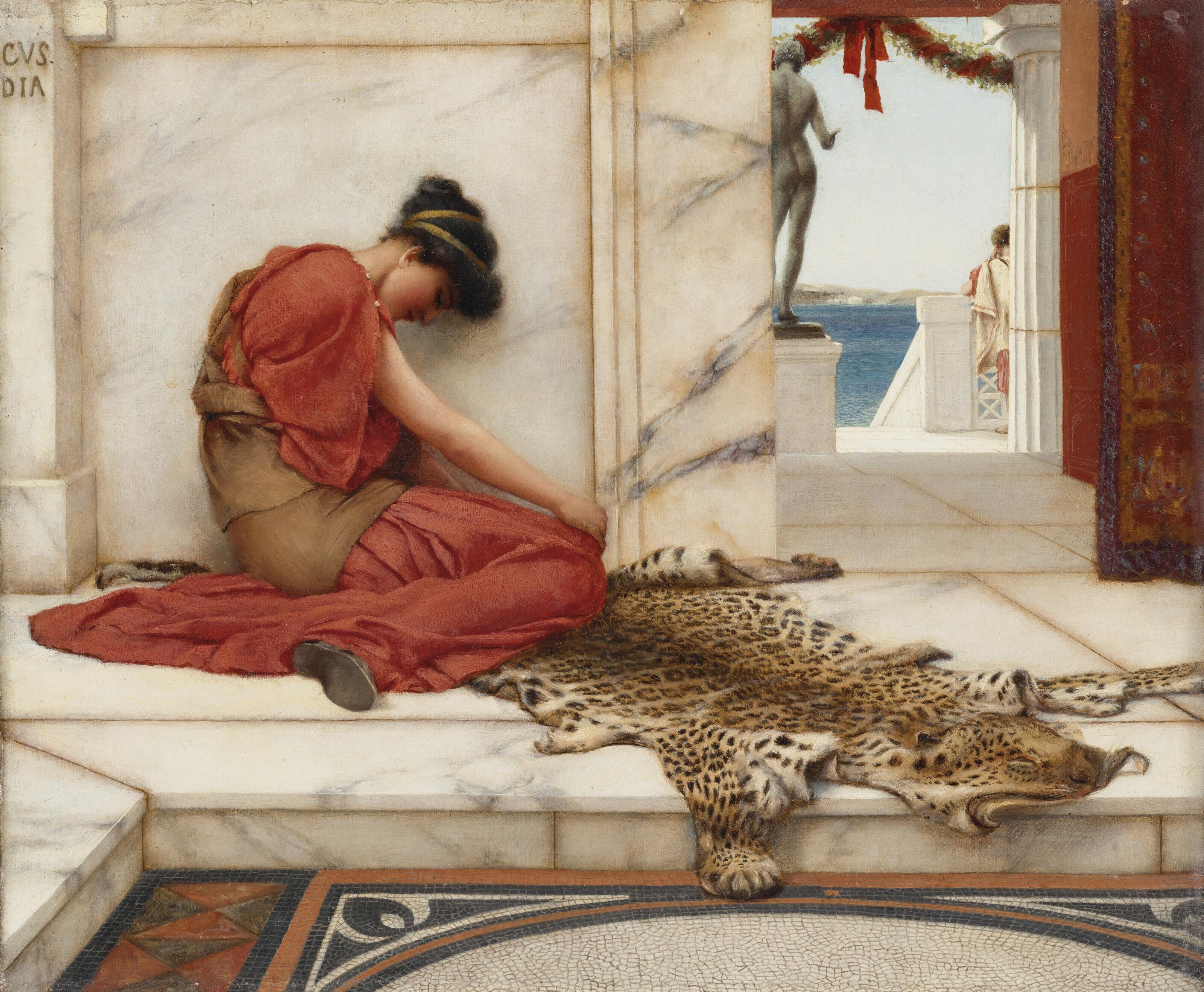 John William Godward, R.B.A. - The Tiff