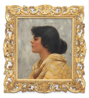 John William Godward, RBA - An Italian beauty