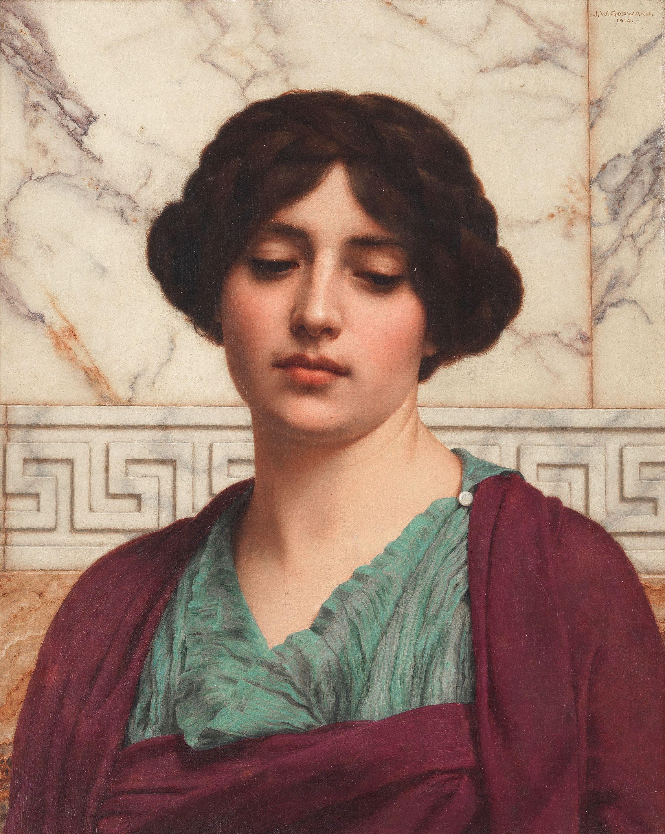 John William Godward, RBA - Stesicrate