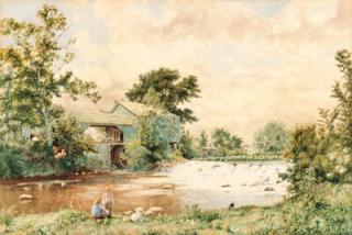 John William Hill - At the Old Mill Pond