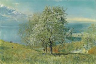 John William Inchbold - Lake of Geneva: looking West near Territet