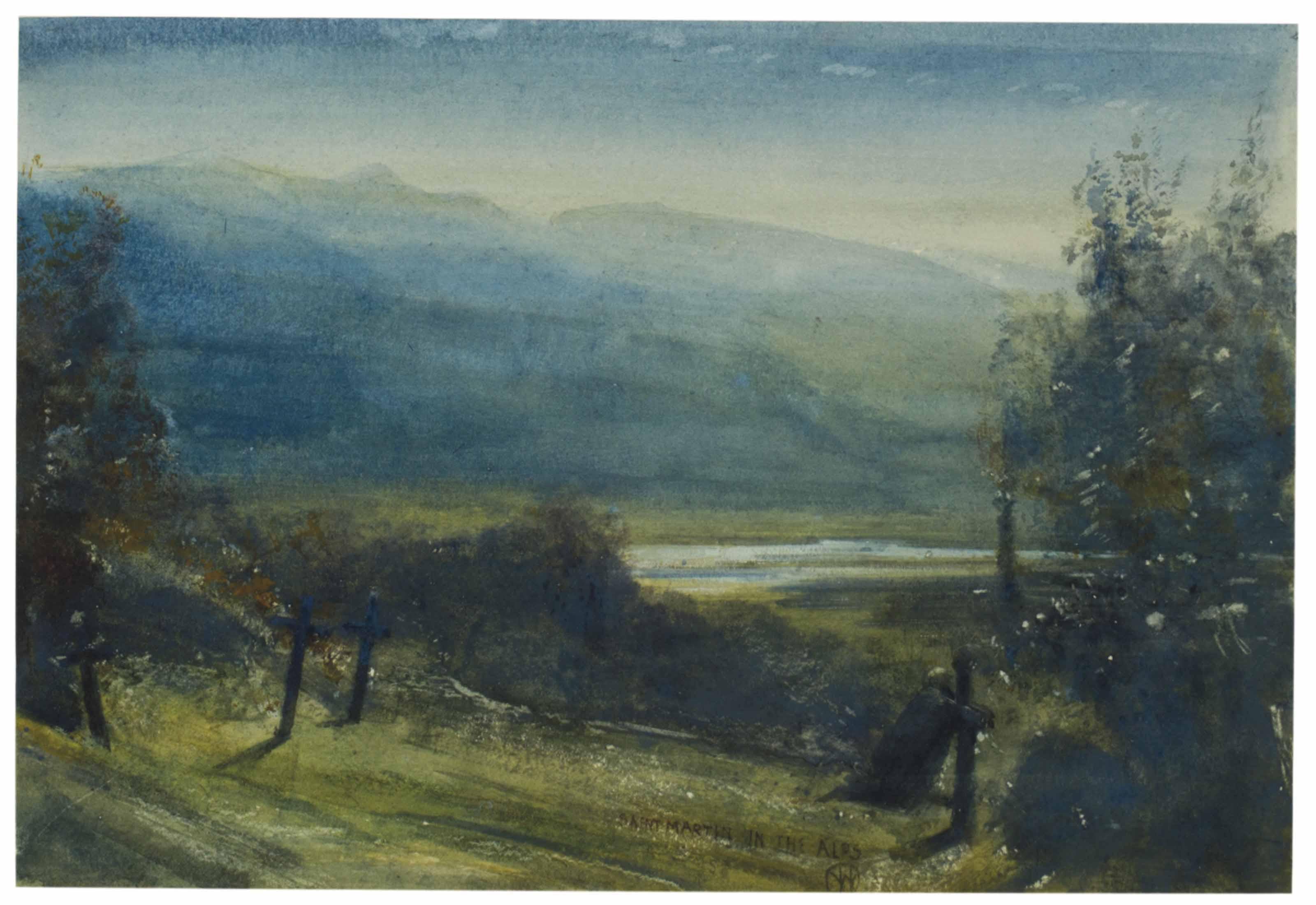 John William Inchbold - Saint Martin in the Alps